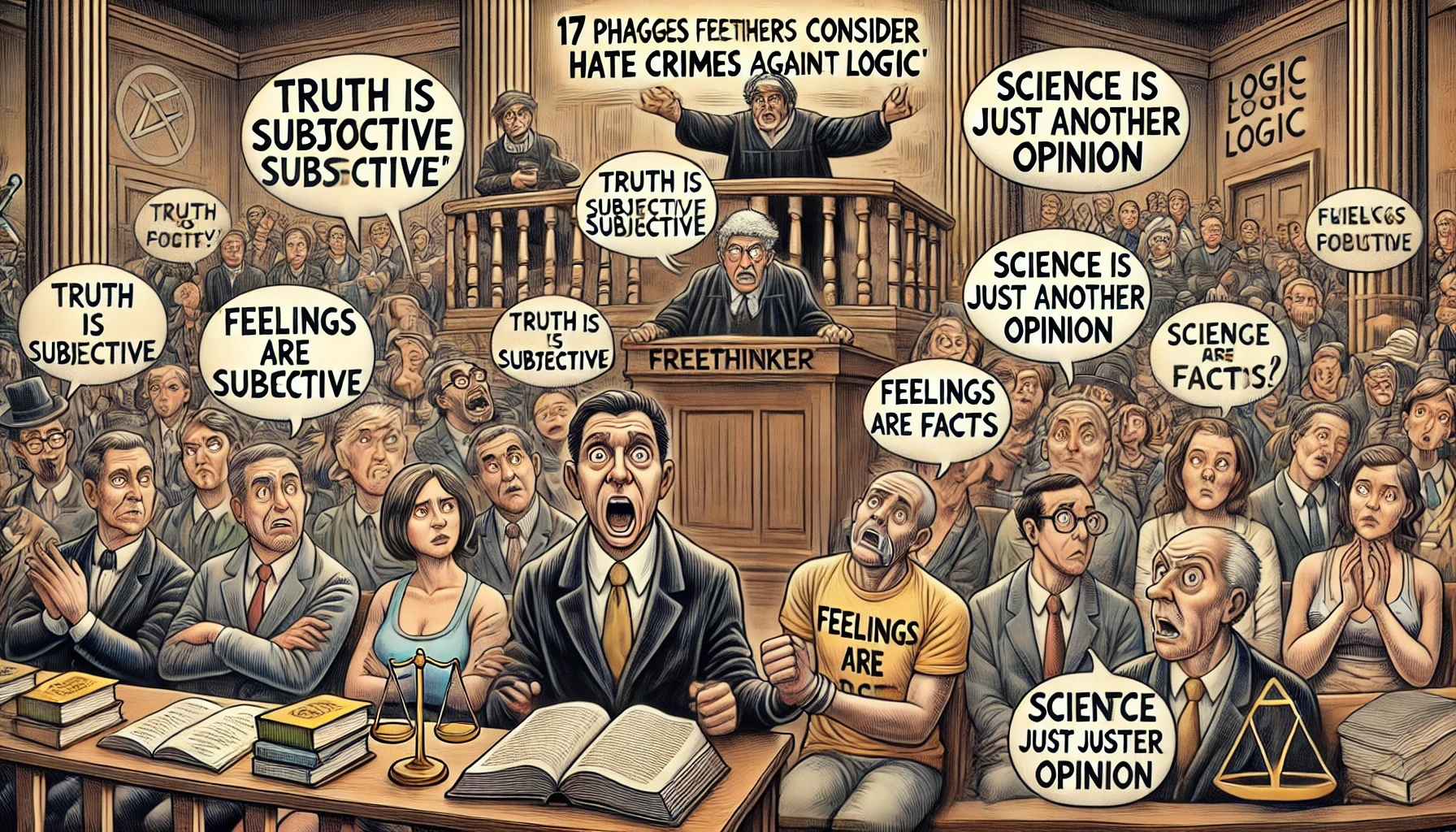 17 Phrases That Freethinkers Consider Hate Crimes Against Logic